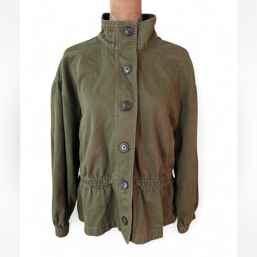 Madewell Highbury Olive Green Women's military Jacket size small